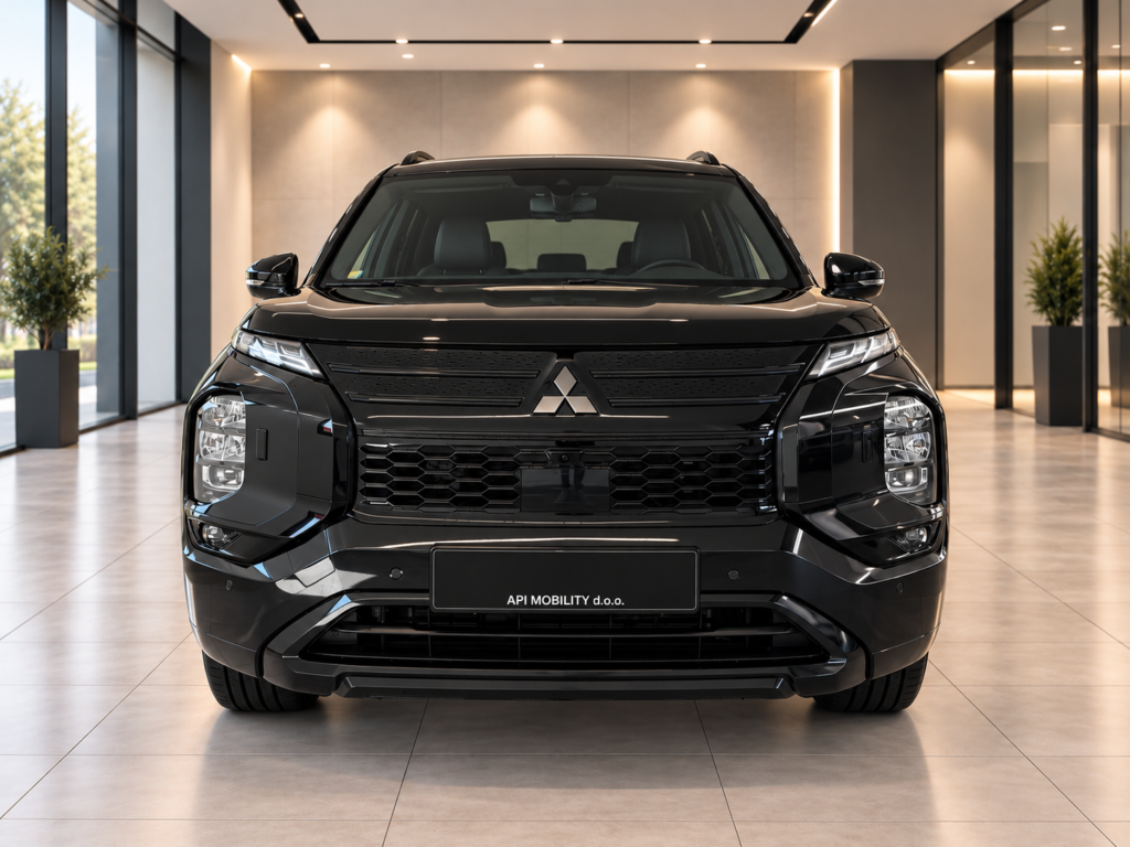 Črni Mitsubishi Outlander PHEV v salonu-3