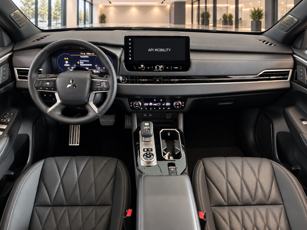 Črni Mitsubishi Outlander PHEV v salonu-5